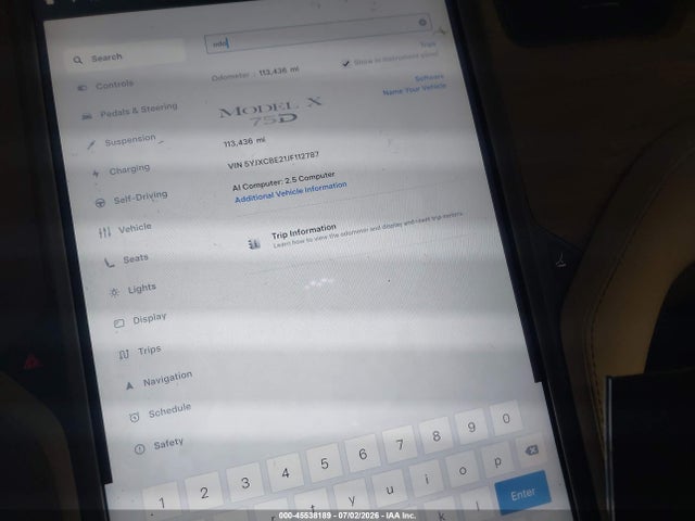 Tesla Model X 100d/75d/p100d 2018 5YJXCBE21JF112787 Image 18