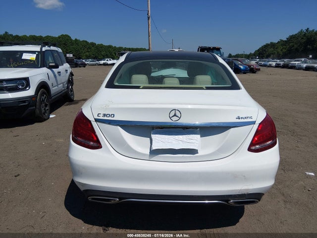 Aukcja sprzedaży 2015 Mercedes-benz C 300 Luxury 4matic, vin: 55SWF4KB5FU061657, numer aukcji: 45538245