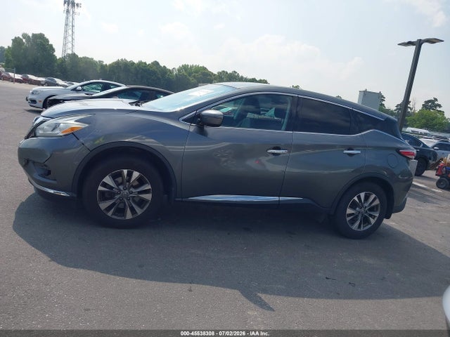 2016 Nissan Murano S მანქანა იყიდება აუქციონზე, vin: 5N1AZ2MH4GN131818, აუქციონის ნომერი: 45538308