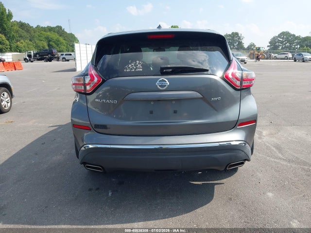 2016 Nissan Murano S მანქანა იყიდება აუქციონზე, vin: 5N1AZ2MH4GN131818, აუქციონის ნომერი: 45538308