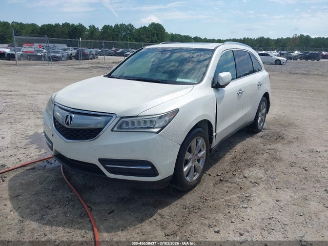 Acura Mdx Advance Pkg W/entertainment Pkg 2014 5FRYD3H83EB015795 Image 2