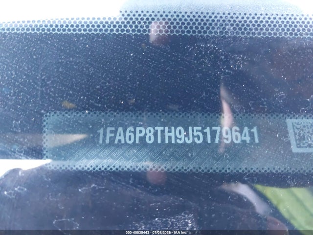 Aukcja sprzedaży 2018 Ford Mustang Ecoboost, vin: 1FA6P8TH9J5179641, numer aukcji: 45538443
