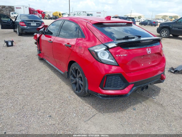 2019 Honda Civic Sport Touring მანქანა იყიდება აუქციონზე, vin: SHHFK7H96KU206216, აუქციონის ნომერი: 45538468