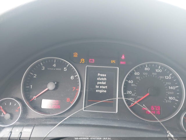2006 Audi A4 3.2 მანქანა იყიდება აუქციონზე, vin: WAUEG78E46A090246, აუქციონის ნომერი: 45538536