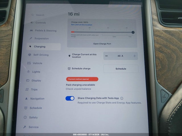 Tesla Model S 100d/75d/long Range/standard Range 2019 5YJSA1E23KF339779 Image 18