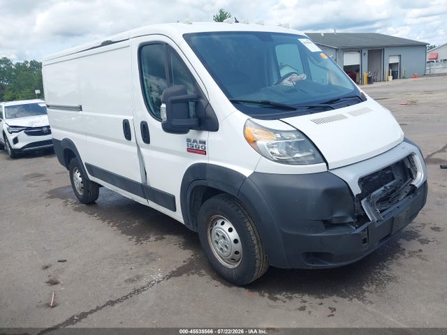 45538566 :رقم المزاد ، 3C6TRVAG2KE517717 vin ، 2019 Ram Promaster 1500 Low Roof 136 Wb مزاد بيع