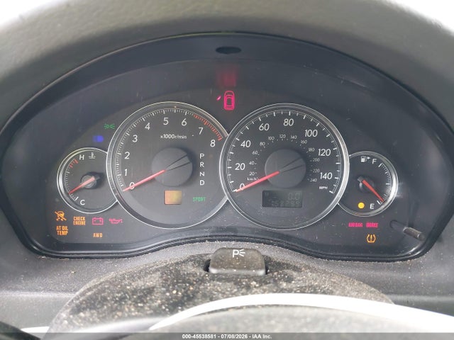45538581 :رقم المزاد ، 4S4BP61C997330686 vin ، 2009 Subaru Outback 2.5i مزاد بيع