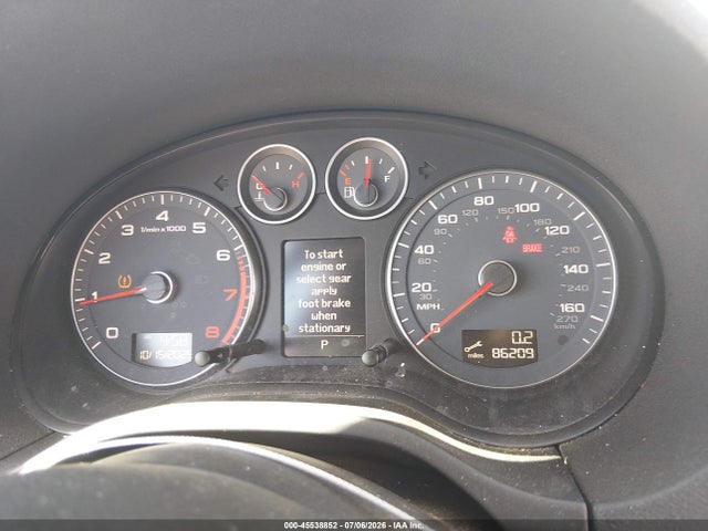 45538852 :رقم المزاد ، WAUBFAFM8BA079614 vin ، 2011 Audi A3 2.0t Premium مزاد بيع