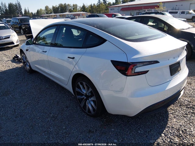 45538979 :رقم المزاد ، 5YJ3E1EA9SF048364 vin ، 2025 Tesla Model 3 Long Range Rear-wheel Drive/standard Rear-wheel Drive مزاد بيع