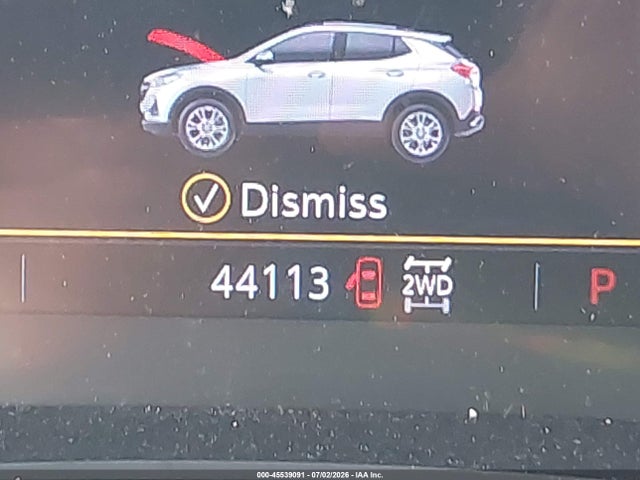 2022 Buick Encore Gx Awd Preferred მანქანა იყიდება აუქციონზე, vin: KL4MMCSL6NB125489, აუქციონის ნომერი: 45539091