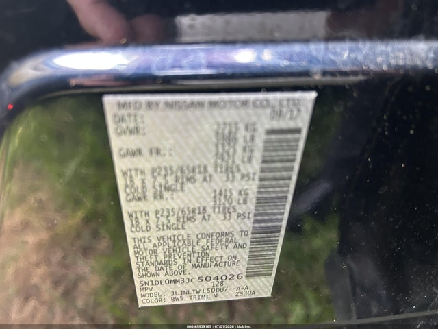 Продажа на аукционе авто 2018 Infiniti Qx60, vin: 5N1DL0MM3JC504026, номер лота: 45539165