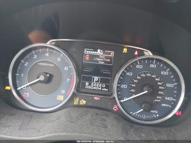 2015 Subaru Xv Crosstrek 2.0i Premium მანქანა იყიდება აუქციონზე, vin: JF2GPAFC9F8309527, აუქციონის ნომერი: 45539184