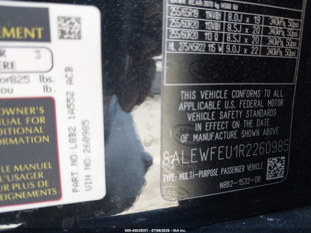 SALEWFEU1R2260985 Land Rover Defender 130 P400 Outbound