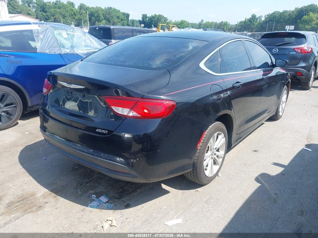 Продажа на аукционе авто 2016 Chrysler 200 Touring, vin: 1C3CCCFB2GN185863, номер лота: 45539317