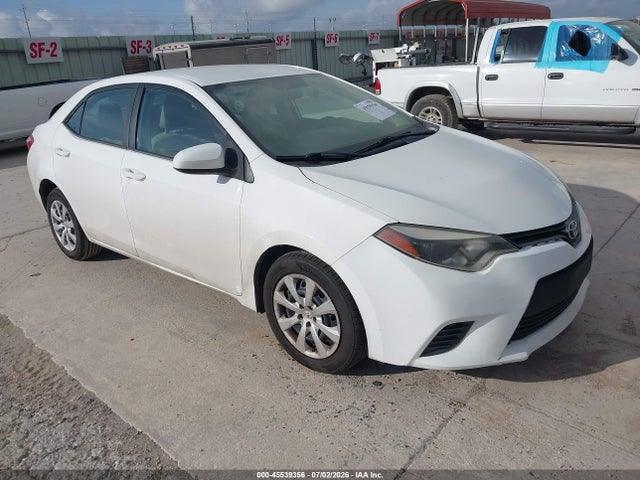 Продажа на аукционе авто 2016 Toyota Corolla Le, vin: 2T1BURHE9GC733908, номер лота: 45539356