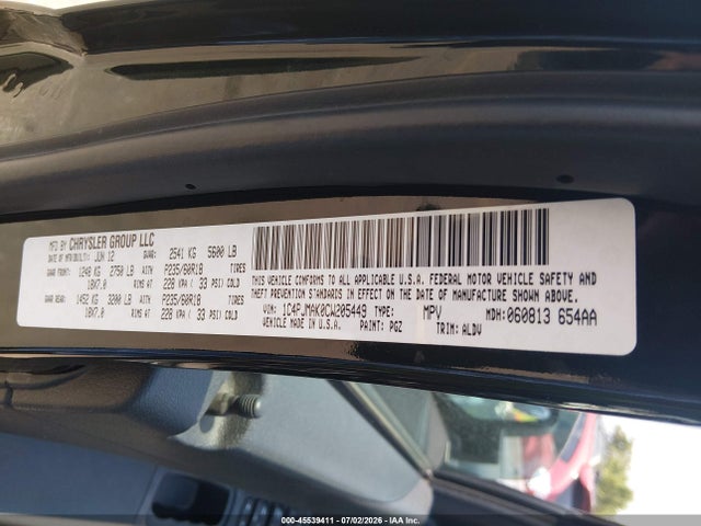 Продаж на аукціоні авто 2012 Jeep Liberty Sport, vin: 1C4PJMAK0CW205449, номер лоту: 45539411