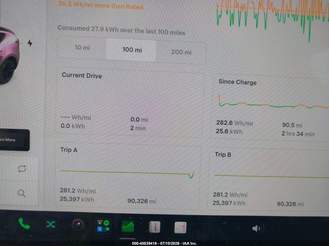 Aukcja sprzedaży 2021 Tesla Model Y Long Range Dual Motor All-wheel Drive, vin: 5YJYGDEE3MF297654, numer aukcji: 45539416