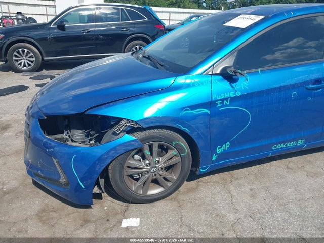 Продаж на аукціоні авто 2018 Hyundai Elantra Value Edition, vin: 5NPD84LFXJH220252, номер лоту: 45539546