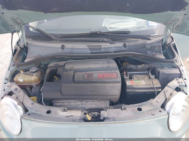2012 Fiat 500 Pop მანქანა იყიდება აუქციონზე, vin: 3C3CFFAR7CT194789, აუქციონის ნომერი: 45539596