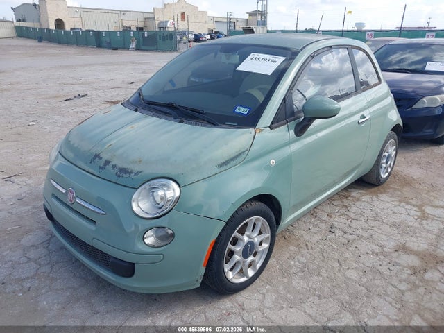 45539596 :رقم المزاد ، 3C3CFFAR7CT194789 vin ، 2012 Fiat 500 Pop مزاد بيع