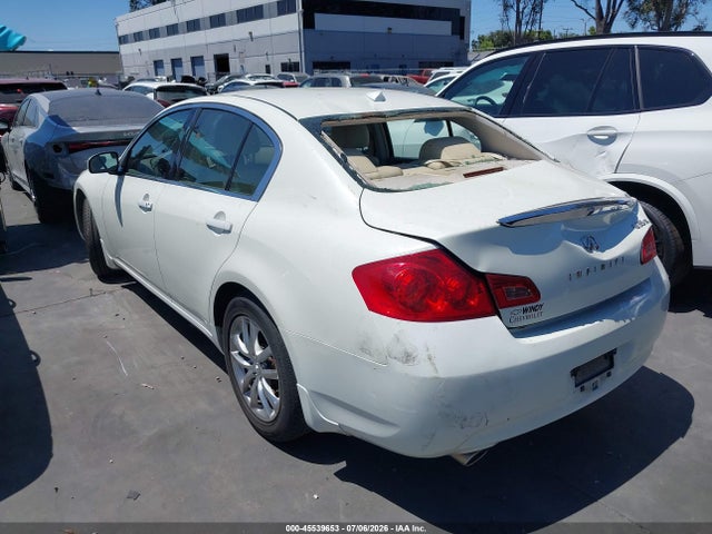45539653 :رقم المزاد ، JNKBV61F18M251791 vin ، 2008 Infiniti G35x مزاد بيع