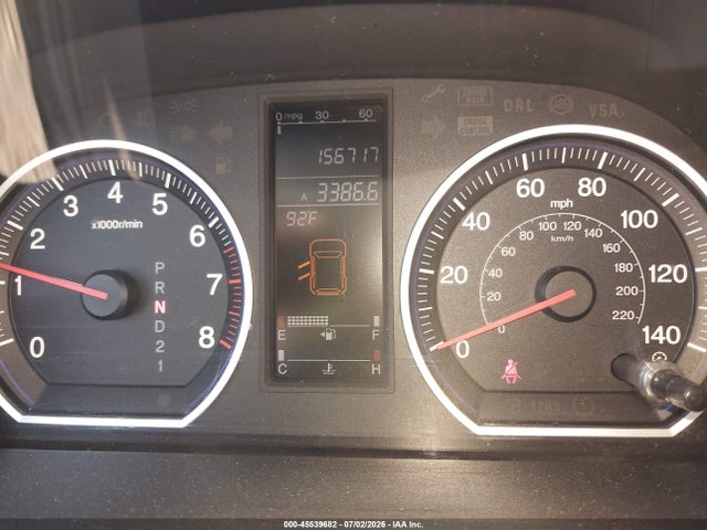 45539682 :رقم المزاد ، 5J6RE387X9L019317 vin ، 2009 Honda Cr-v Ex-l مزاد بيع