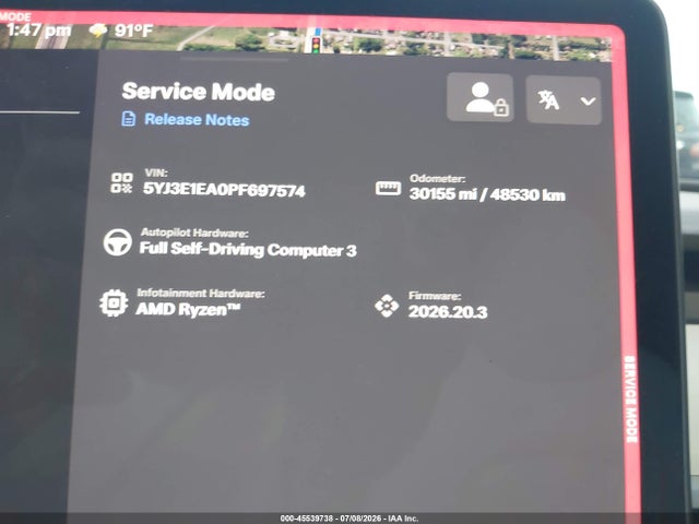 Tesla Model 3 Rear-wheel Drive 2023 5YJ3E1EA0PF697574 Image 14