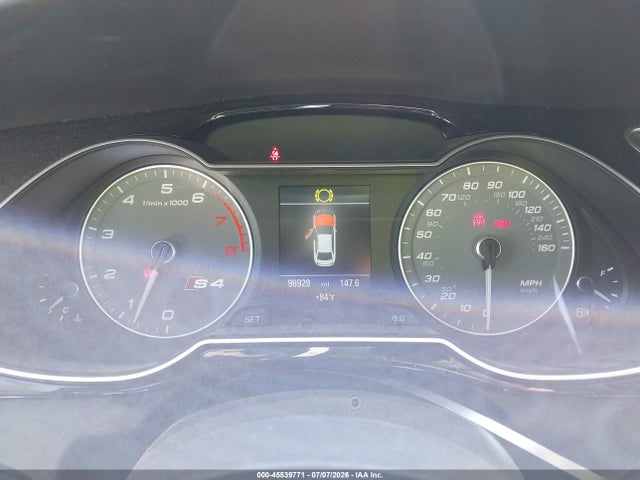 Продаж на аукціоні авто 2013 Audi S4 3.0t Premium Plus, vin: WAUDGAFL7DA105586, номер лоту: 45539771