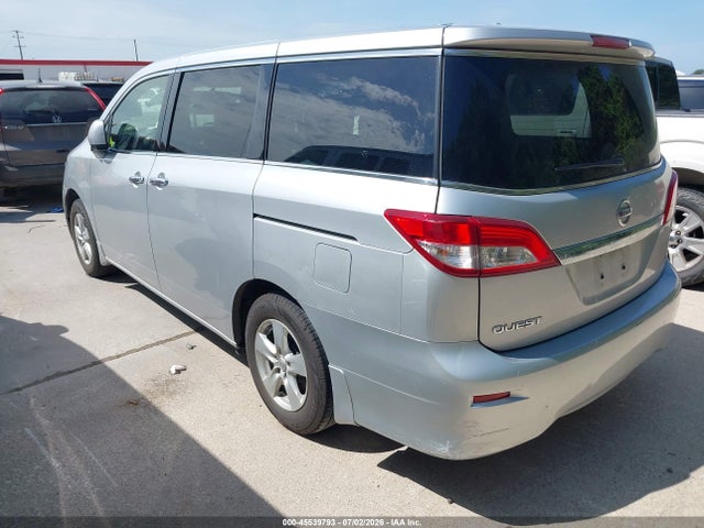 Aukcja sprzedaży 2012 Nissan Quest Sv, vin: JN8AE2KP2C9047594, numer aukcji: 45539793