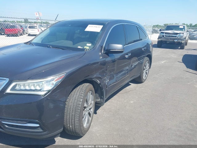 45539835 :رقم المزاد ، 5FRYD4H64GB029955 vin ، 2016 Acura Mdx Technology   Entertainment Packages/technology, Entertainment   Acurawatch Plus Packages مزاد بيع