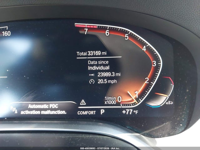 45539893 :رقم المزاد ، WBA7T2C0XMCE56525 vin ، 2021 Bmw 740i مزاد بيع