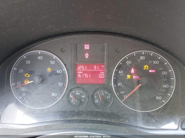 2009 Volkswagen Jetta S მანქანა იყიდება აუქციონზე, vin: 3VWJM71K39M069810, აუქციონის ნომერი: 45539966