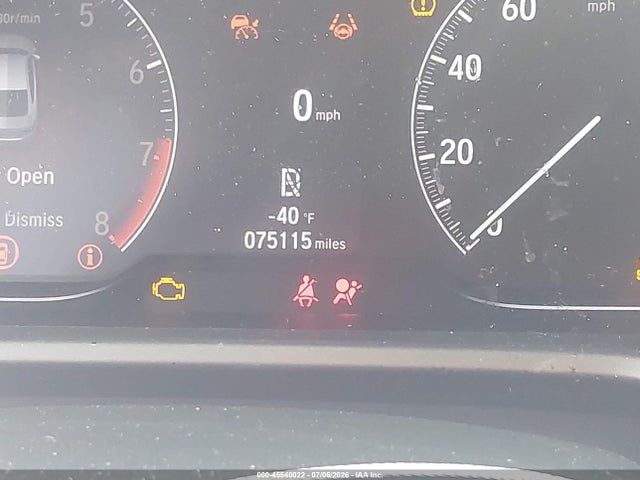 45540022 :رقم المزاد ، 1HGCV2F92NA007275 vin ، 2022 Honda Accord Touring مزاد بيع
