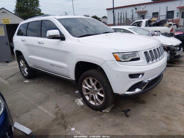 Aukcja sprzedaży 2016 Jeep Grand Cherokee Summit, vin: 1C4RJEJG3GC382739, numer aukcji: 45540057