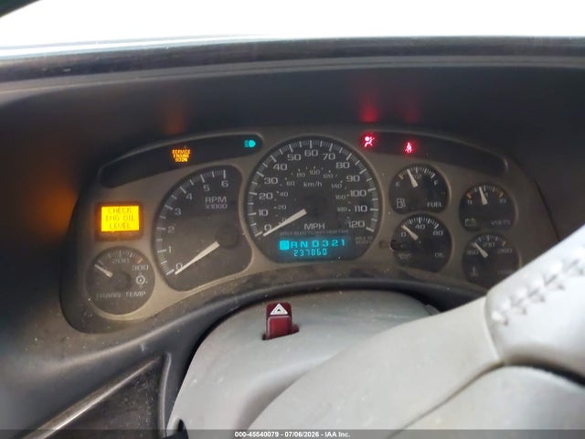 45540079 :رقم المزاد ، 1GKFK66UX1J302915 vin ، 2001 Gmc Yukon Xl 1500 Denali مزاد بيع
