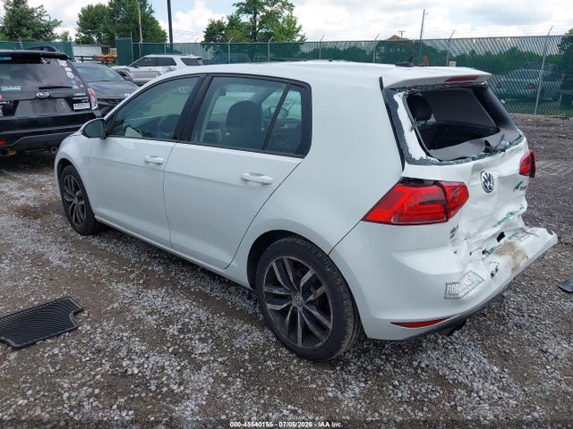 2016 Volkswagen Golf Tsi Se 4-door მანქანა იყიდება აუქციონზე, vin: 3VW217AUXGM020888, აუქციონის ნომერი: 45540155