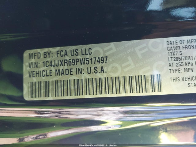 1C4JJXR69PW517497 Jeep Wrangler 4xe Rubicon 4x4