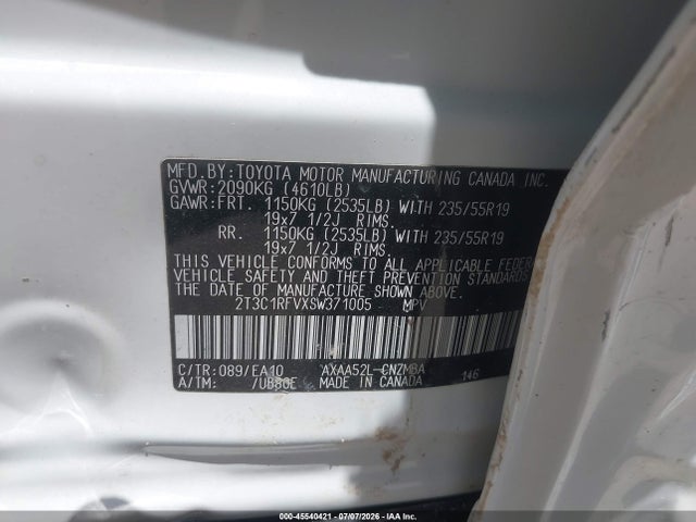 Toyota Rav4 Xle Premium 2025 2T3C1RFVXSW371005 Image 9
