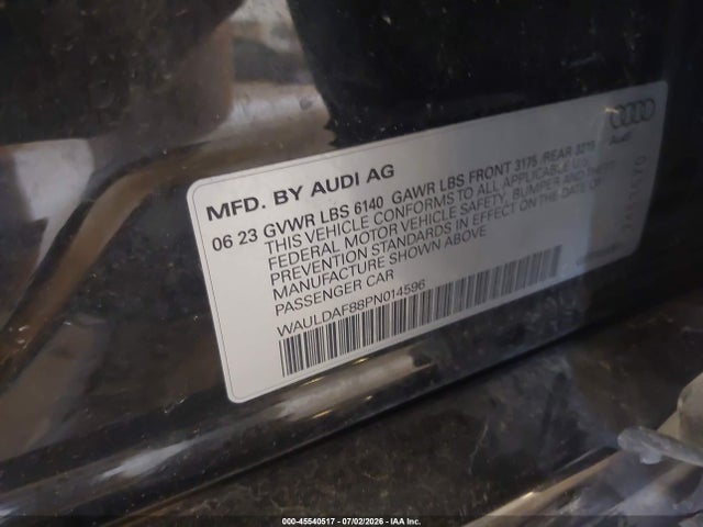 WAULDAF88PN014596 Audi A8 L 55 Tfsi Quattro Tiptronic