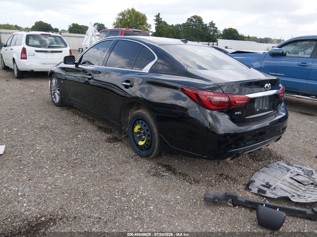 Продажа на аукционе авто 2018 Infiniti Q50 3.0t Luxe, vin: JN1EV7AR5JM431055, номер лота: 45540625