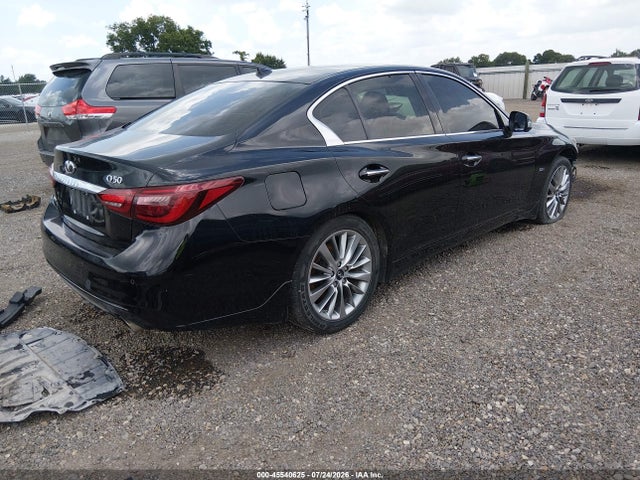 Продажа на аукционе авто 2018 Infiniti Q50 3.0t Luxe, vin: JN1EV7AR5JM431055, номер лота: 45540625