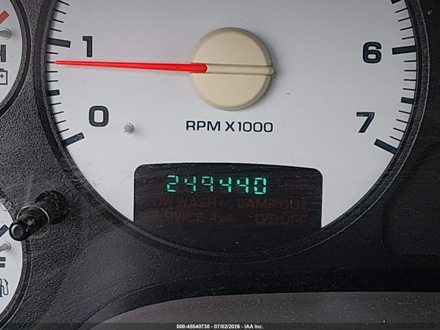 2003 Dodge Ram 2500 Slt/laramie/st მანქანა იყიდება აუქციონზე, vin: 3D7KA28D33G777965, აუქციონის ნომერი: 45540738