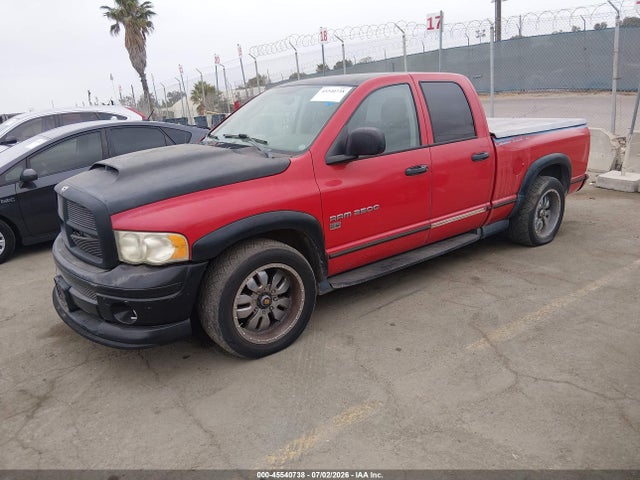 2003 Dodge Ram 2500 Slt/laramie/st მანქანა იყიდება აუქციონზე, vin: 3D7KA28D33G777965, აუქციონის ნომერი: 45540738