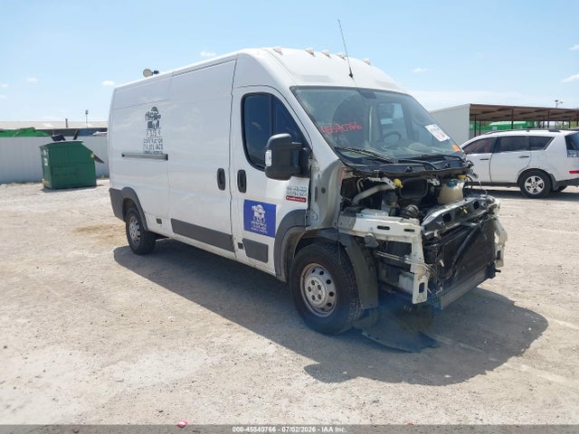 45540766 :رقم المزاد ، 3C6TRVDG5KE563327 vin ، 2019 Ram Promaster 2500 High Roof 159 Wb مزاد بيع