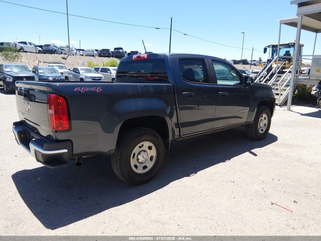 Aukcja sprzedaży 2017 Chevrolet Colorado 4wd Wt, vin: 1GCGTBEN0H1268882, numer aukcji: 45540880