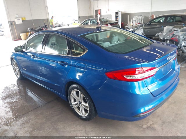 3FA6P0UU6JR122307 Ford Fusion Hybrid S