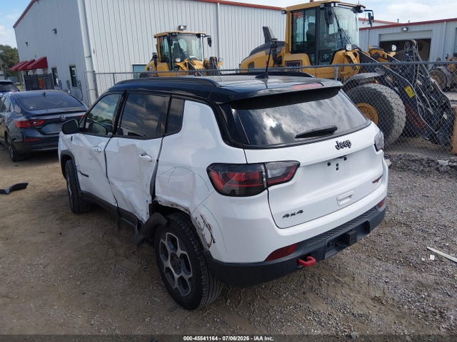 2022 Jeep Compass Trailhawk 4x4 მანქანა იყიდება აუქციონზე, vin: 3C4NJDDB3NT203609, აუქციონის ნომერი: 45541164