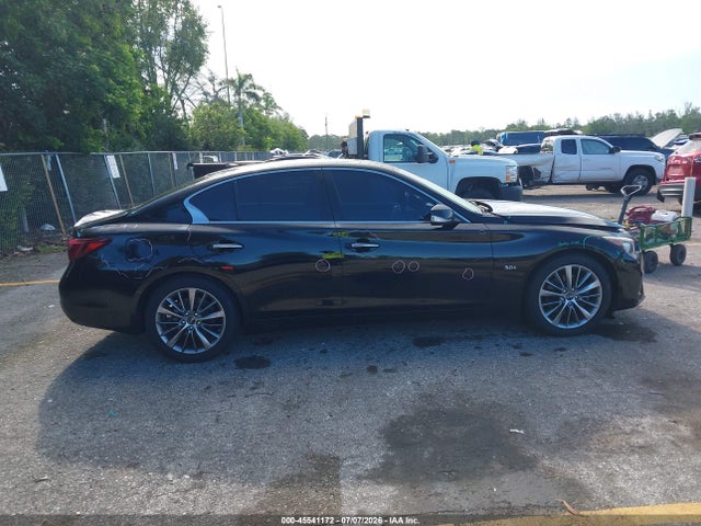 Aukcja sprzedaży 2018 Infiniti Q50 3.0t Luxe, vin: JN1EV7AP0JM591584, numer aukcji: 45541172