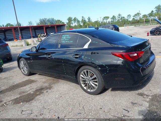 Aukcja sprzedaży 2018 Infiniti Q50 3.0t Luxe, vin: JN1EV7AP0JM591584, numer aukcji: 45541172