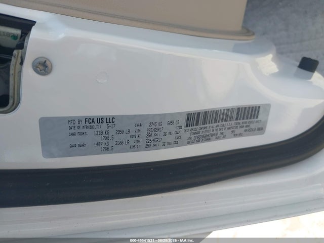 Продаж на аукціоні авто 2017 Dodge Grand Caravan Se, vin: 2C4RDGBG0HR780470, номер лоту: 45541531